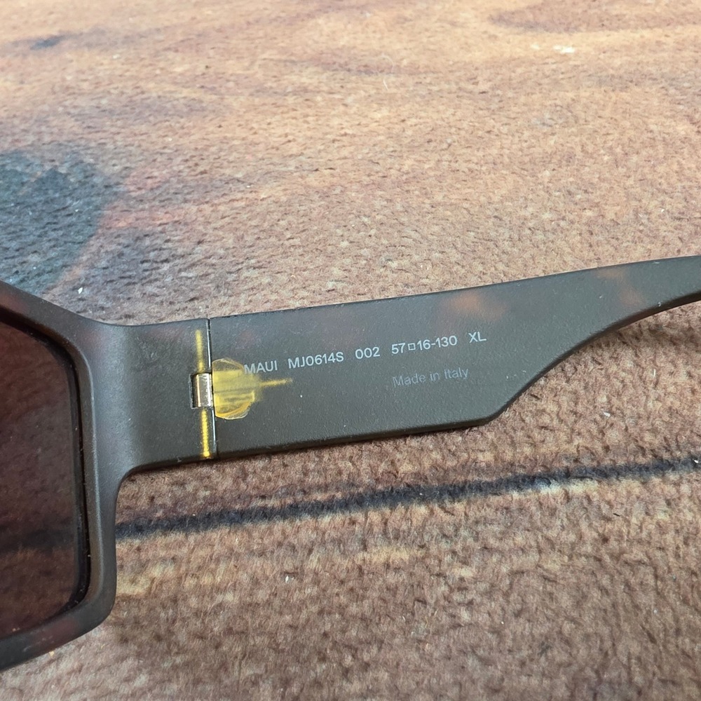 Maui Jim Ka'olu Sunglasses Mens XL Tortoise Good Polarized MJ0614S 002 - Picture 7 of 15